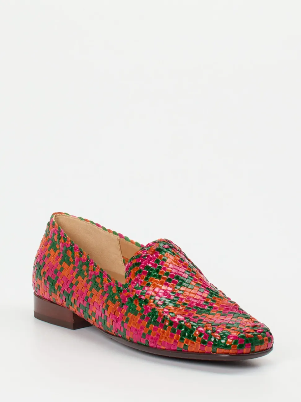 Sioux – Loafer aus Flechtleder in Multicolor
