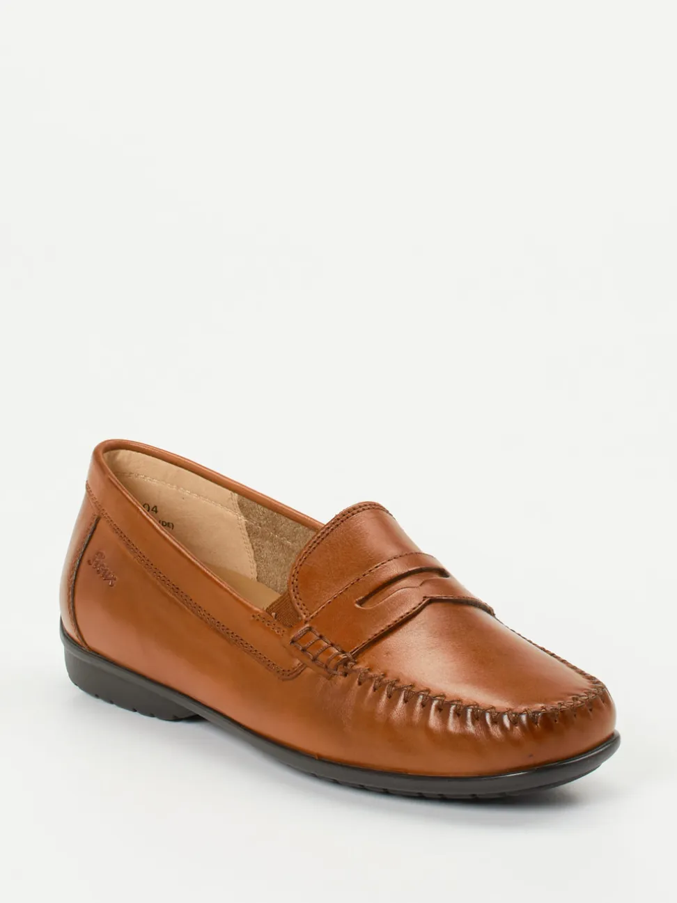 Sioux – Loafer aus Kalbleder in Cognacbraun