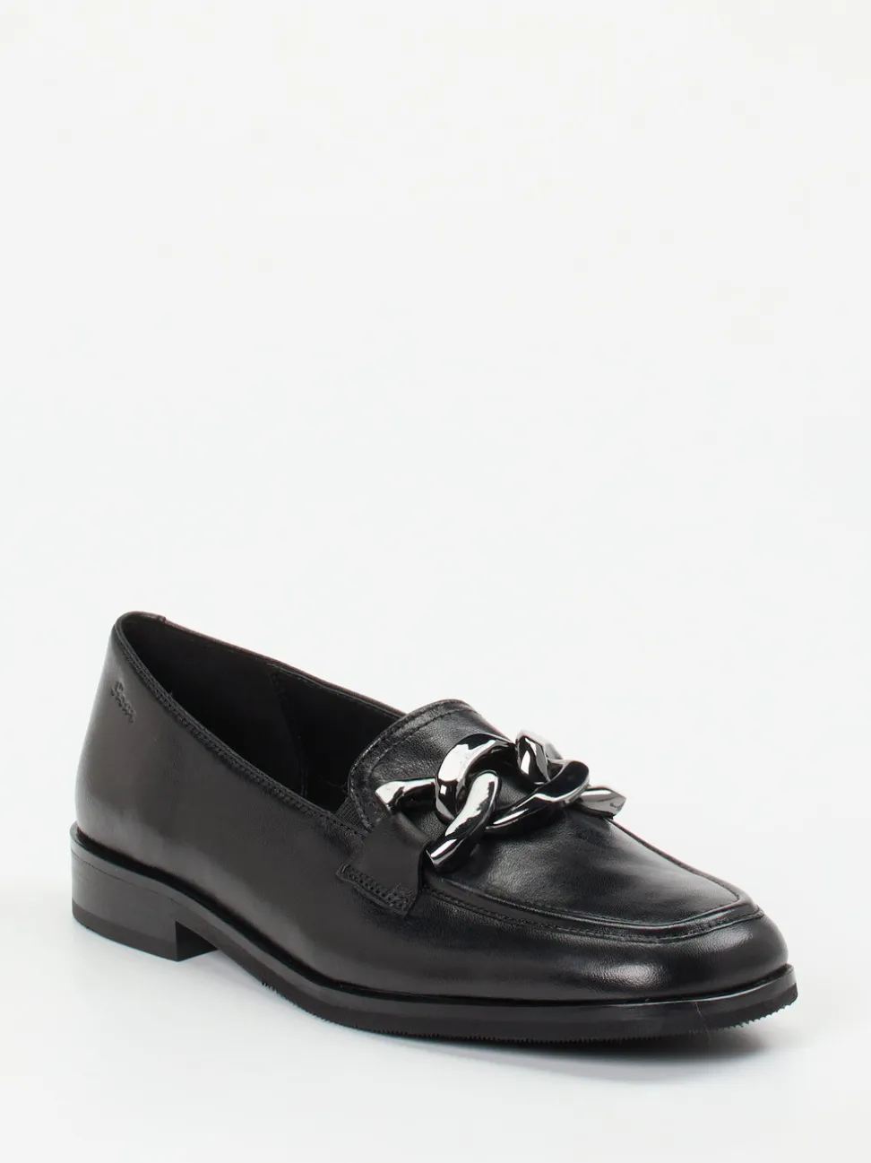 Sioux – Loafer aus Kalbleder Schwarz glänzend