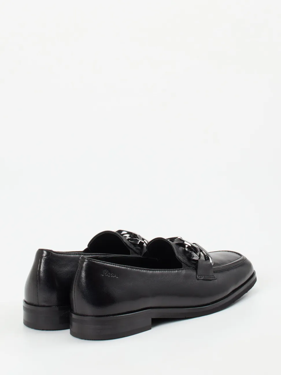 Sioux – Loafer aus Kalbleder Schwarz glänzend