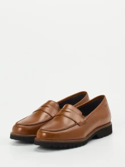Sioux – Loafer aus Kalbleder cognacbraun