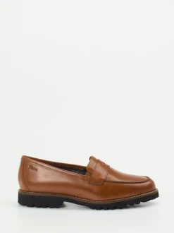 Sioux – Loafer aus Kalbleder cognacbraun