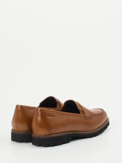 Sioux – Loafer aus Kalbleder cognacbraun