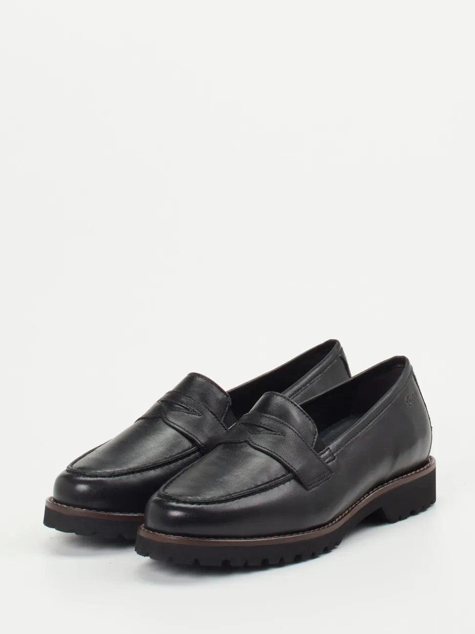 Sioux – Loafer aus Kalbleder Schwarz