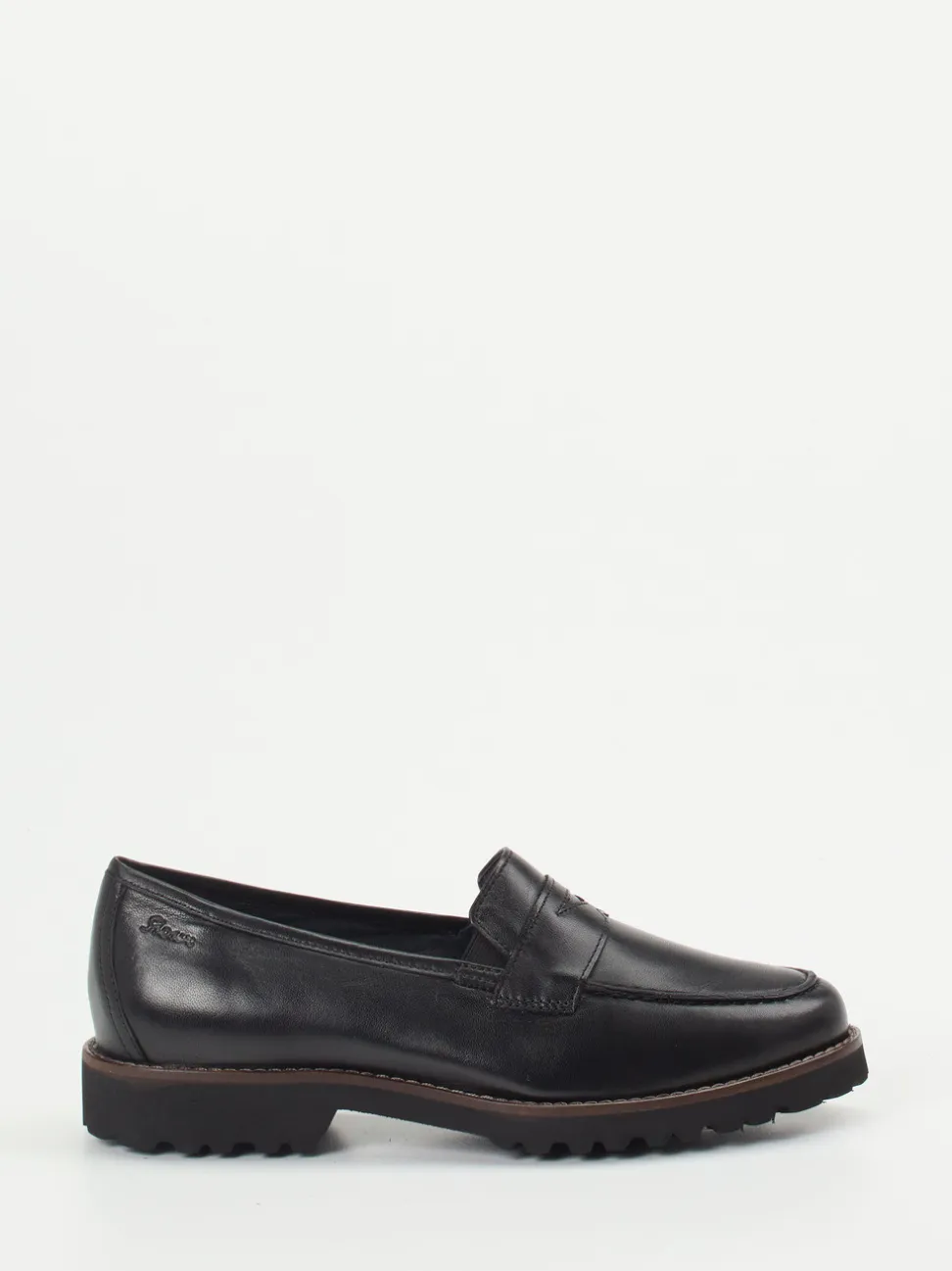 Sioux – Loafer aus Kalbleder Schwarz