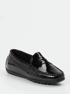Sioux – Loafer aus Lackleder Schwarz
