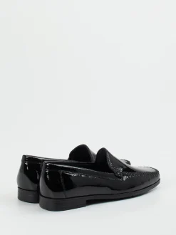 Sioux – Loafer aus Lackleder in Schwarz
