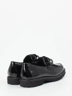 Sioux – Loafer aus Lackleder Schwarz glänzend