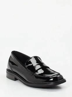 Sioux – Loafer aus Lackleder schwarz glänzend