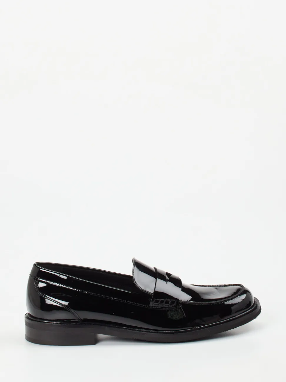 Sioux – Loafer aus Lackleder schwarz glänzend