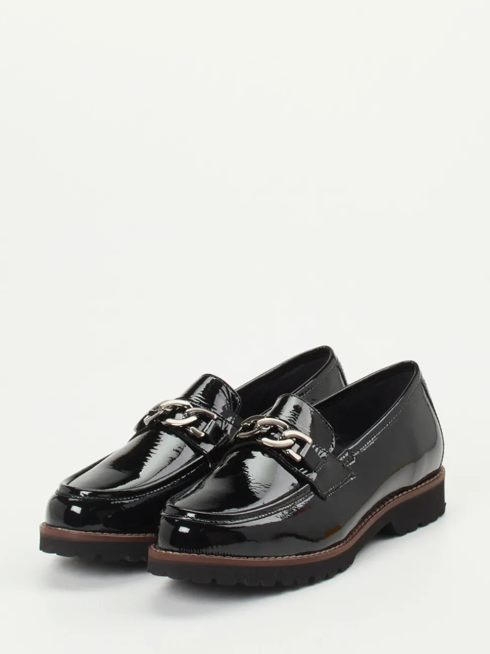 Sioux – Loafer aus Lackleder Schwarz