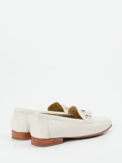 Sioux – Loafer aus Lammleder in Cremeweiß