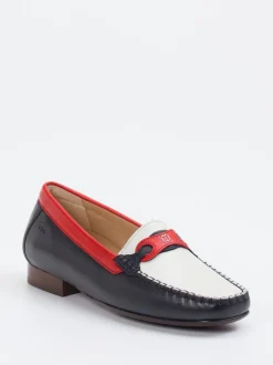 Sioux – Loafer aus Lammleder in Color-Blocking
