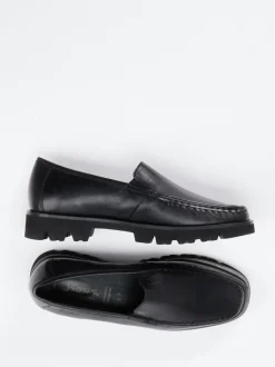 Sioux – Loafer aus Lammleder in Schwarz