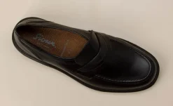 Sioux – Loafer aus Lammleder schwarz