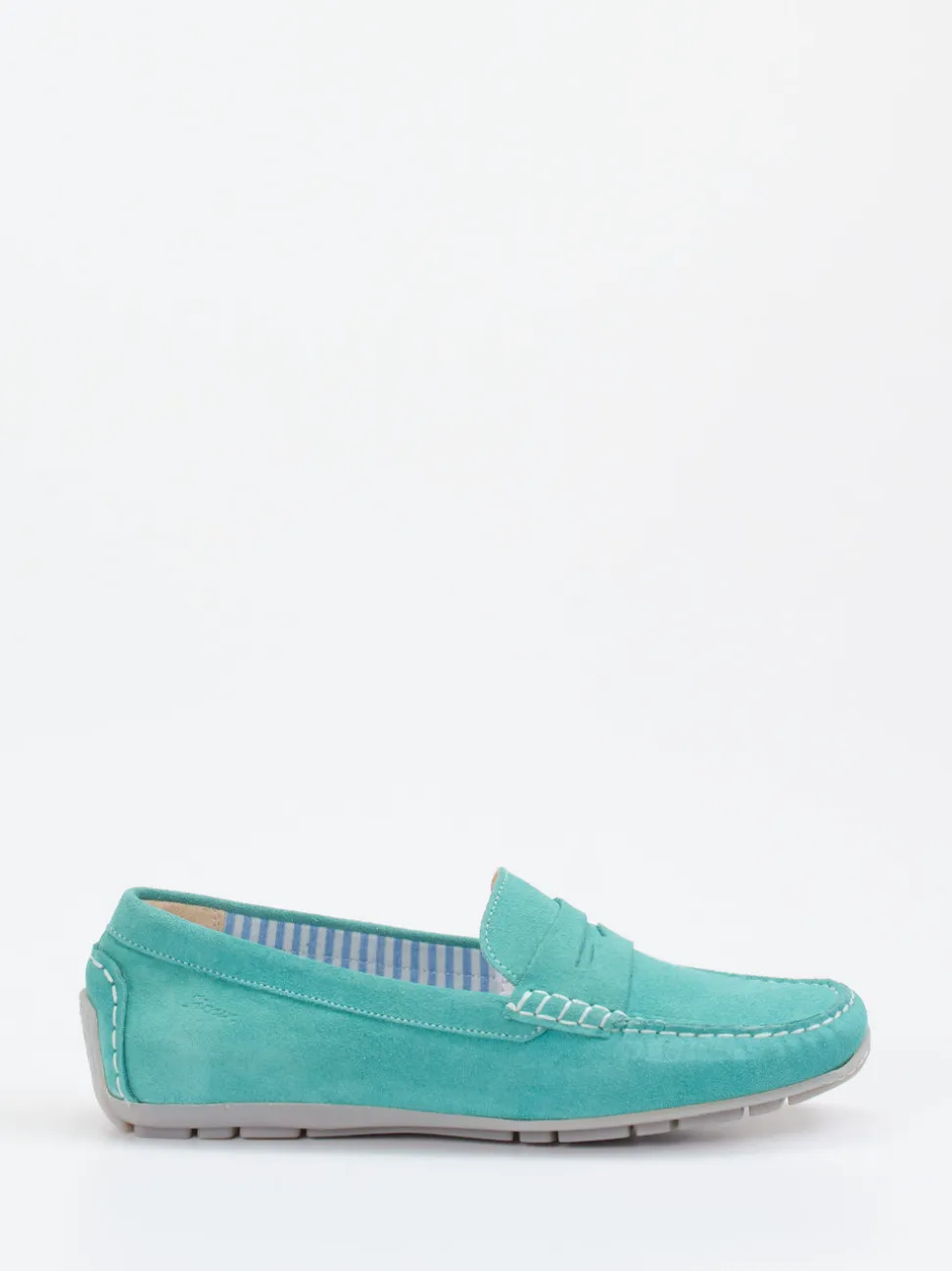 Sioux – Loafer aus Veloursleder türkis
