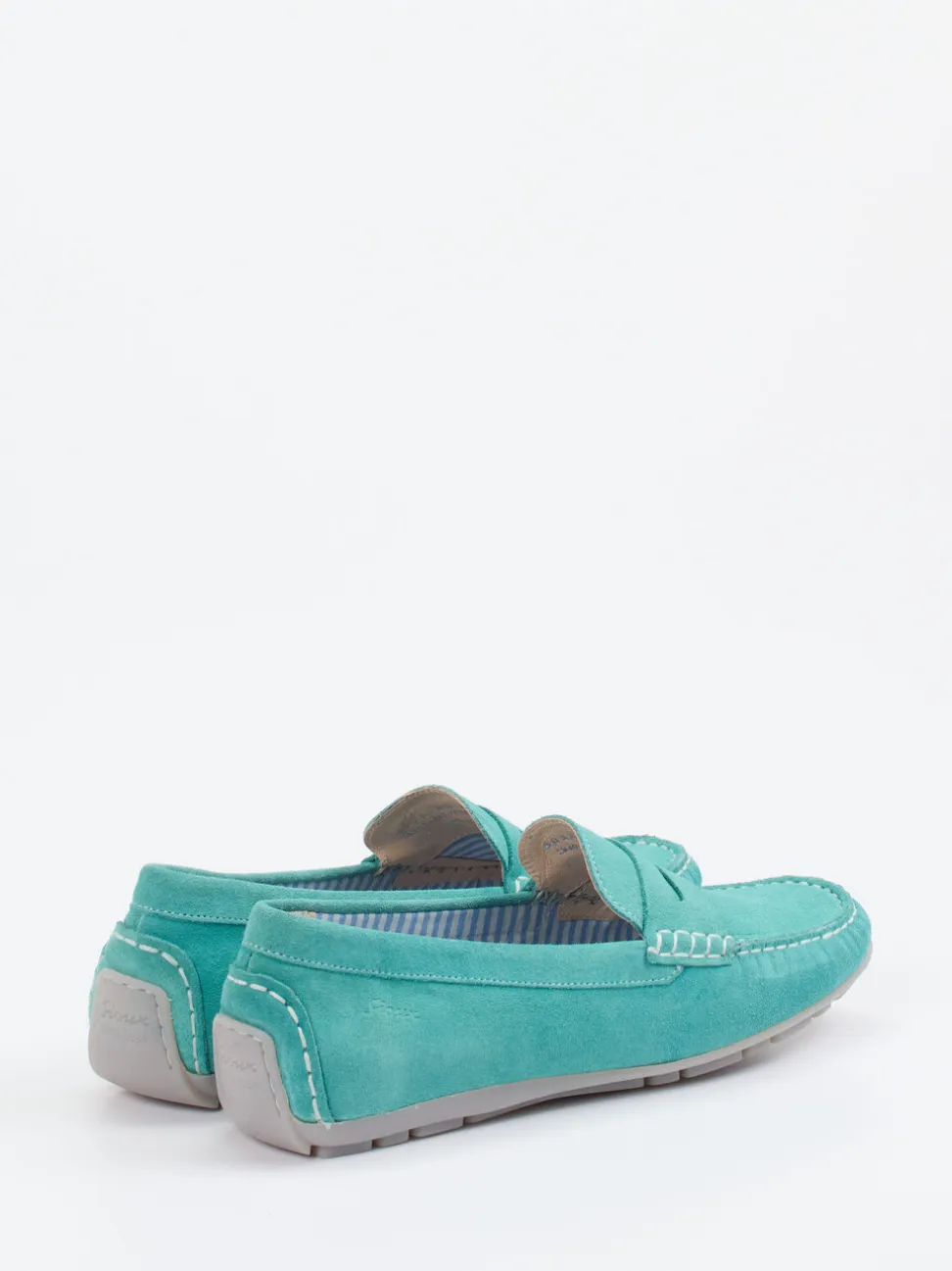Sioux – Loafer aus Veloursleder türkis