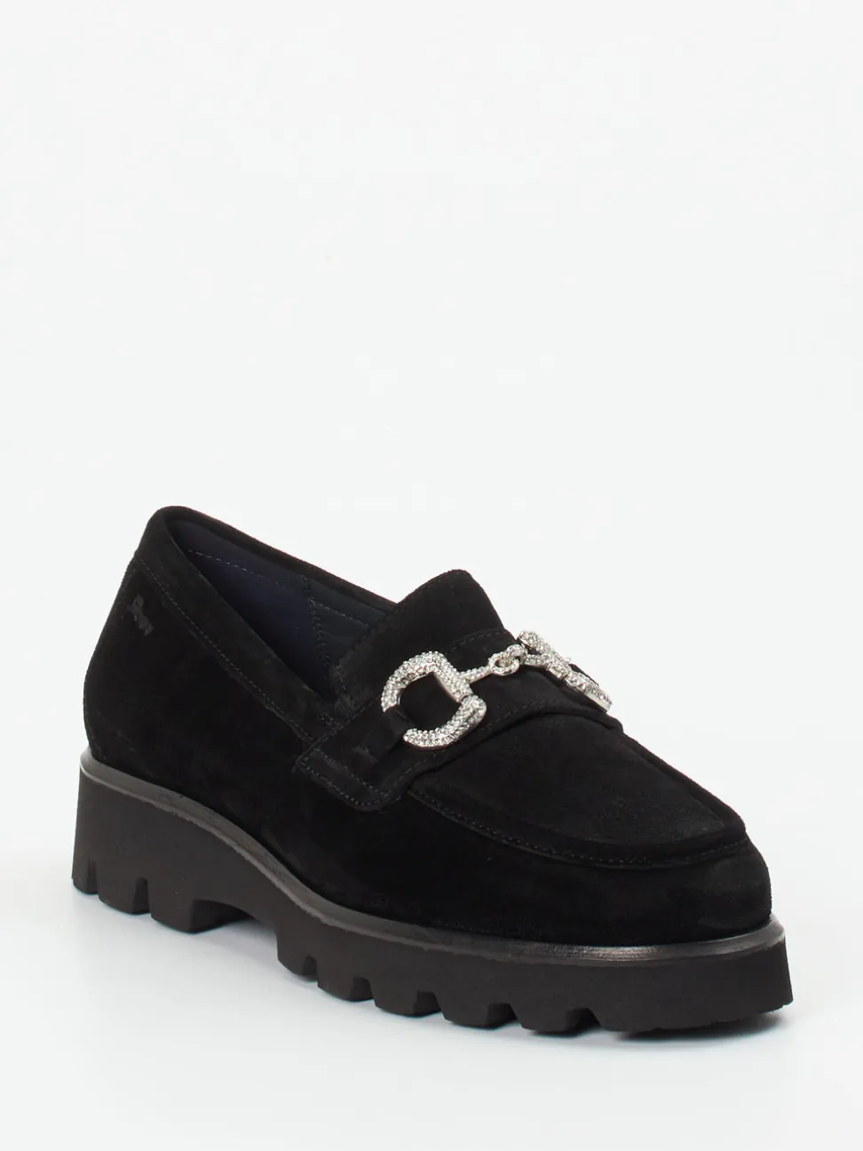 Sioux – Loafer aus Veloursleder Schwarz