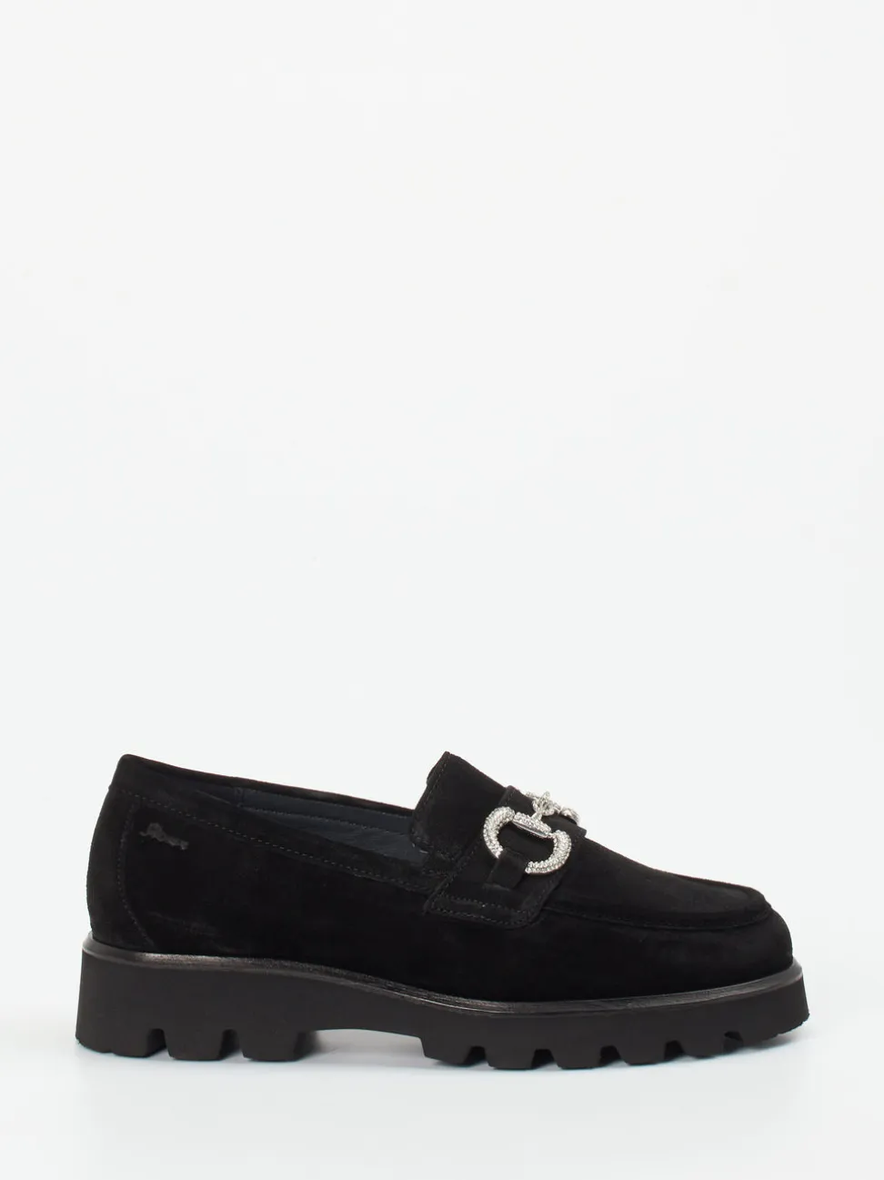 Sioux – Loafer aus Veloursleder Schwarz