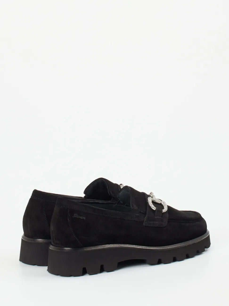 Sioux – Loafer aus Veloursleder Schwarz