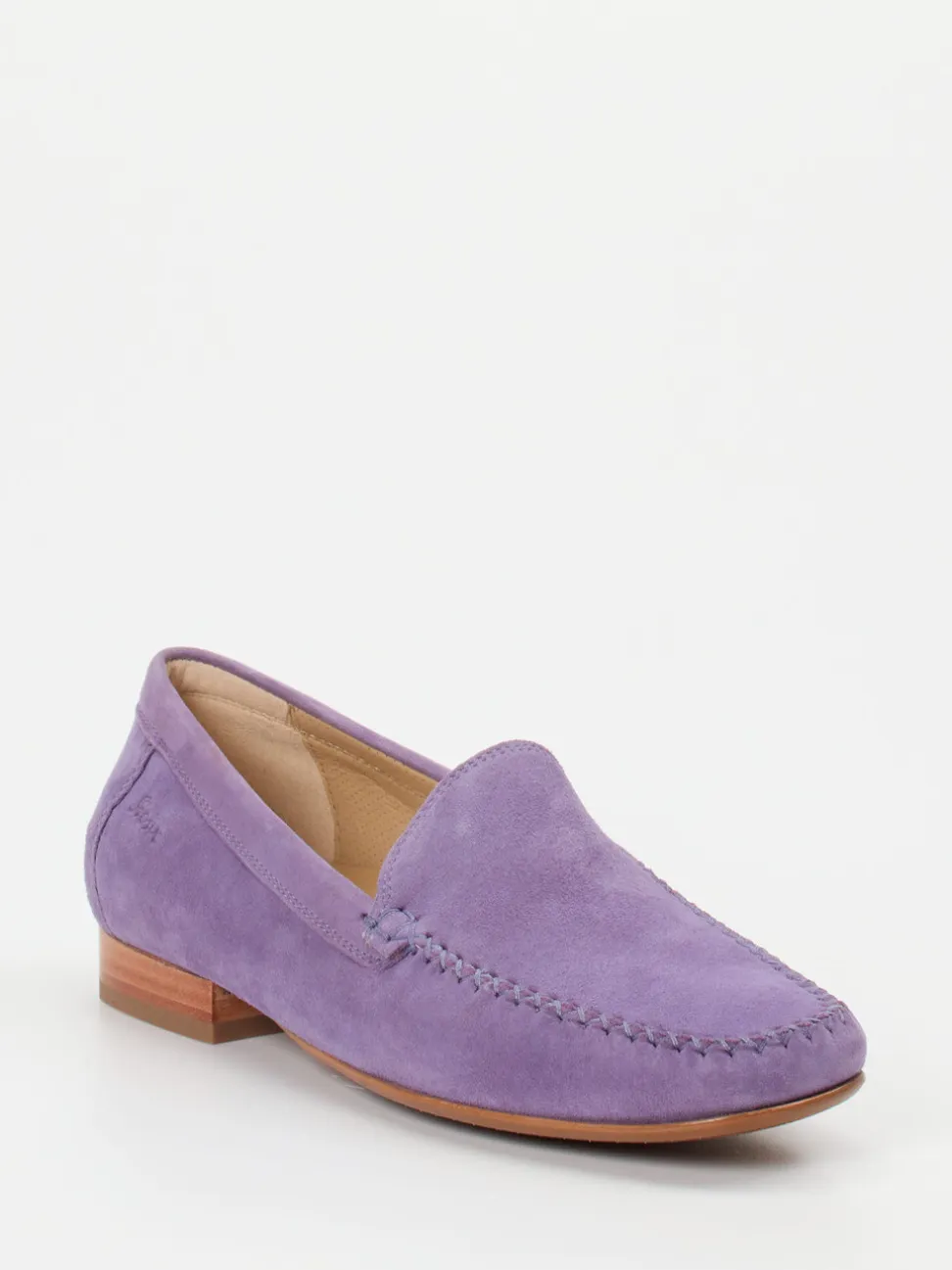 Sioux – Loafer aus Veloursleder in Flieder
