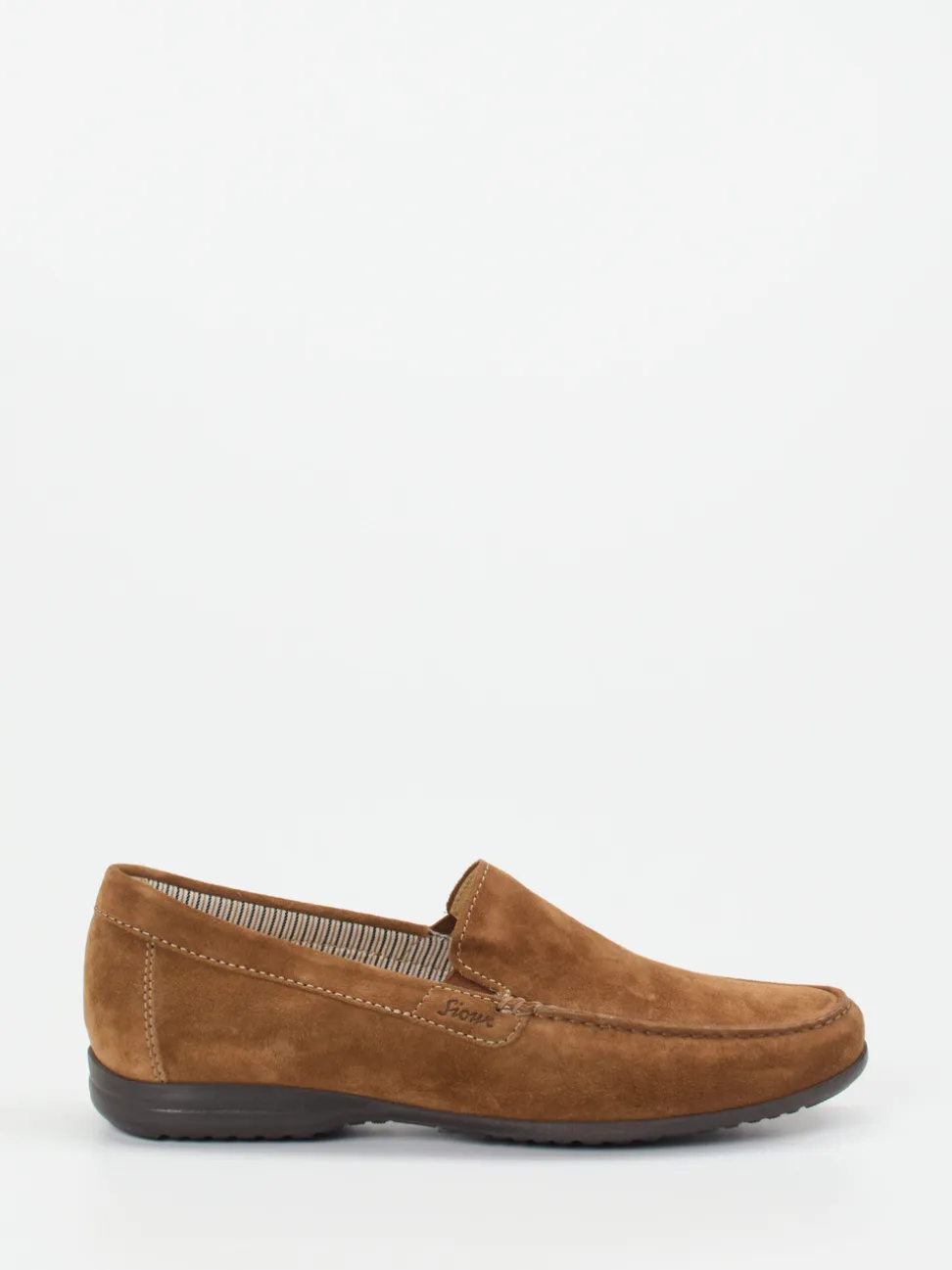 Sioux – Loafer aus Veloursleder cognacbraun