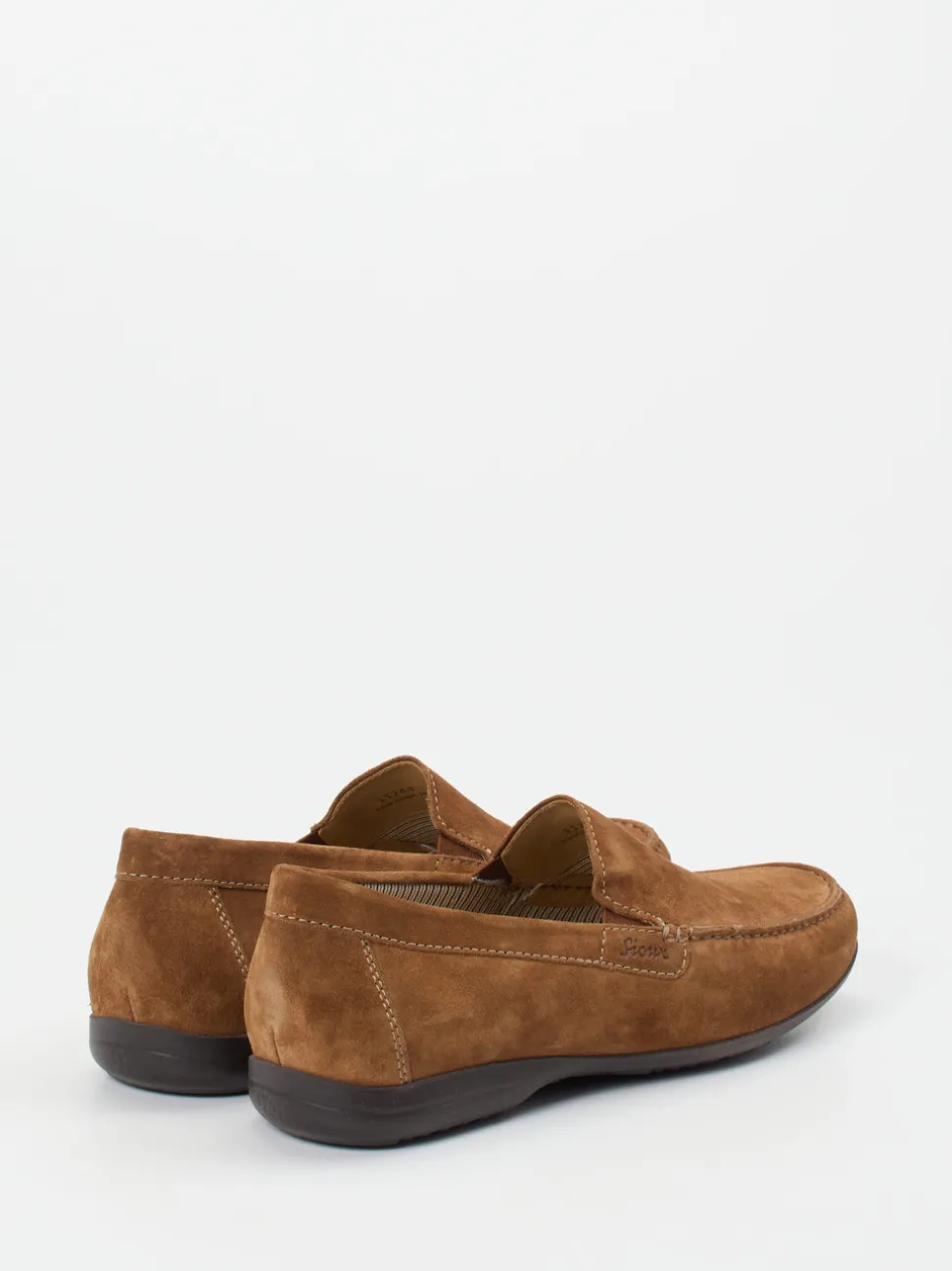Sioux – Loafer aus Veloursleder cognacbraun
