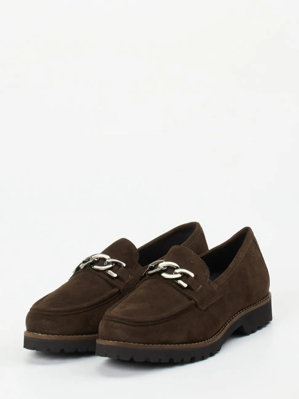 Sioux – Loafer aus Veloursleder Dunkelbraun