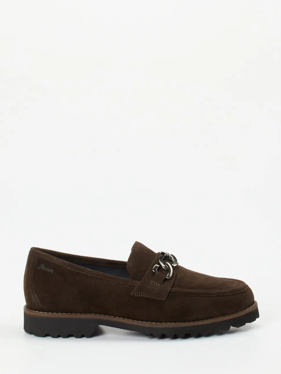 Sioux – Loafer aus Veloursleder Dunkelbraun