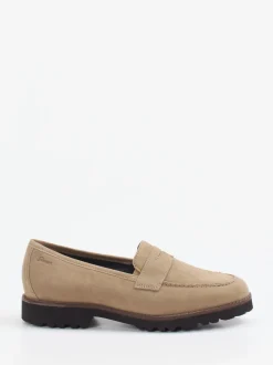 Sioux – Loafer aus Veloursleder beigebraun