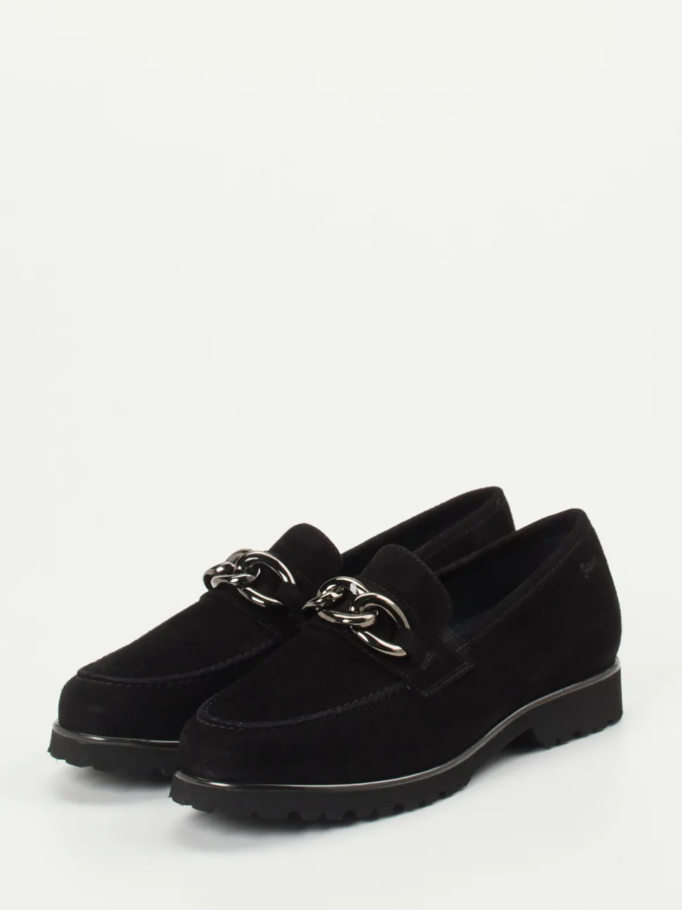 Sioux – Loafer aus Veloursleder Schwarz