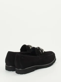 Sioux – Loafer aus Veloursleder Schwarz