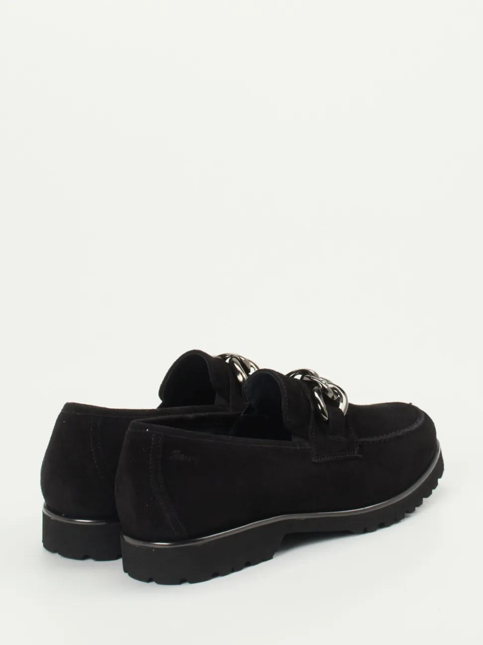 Sioux – Loafer aus Veloursleder Schwarz