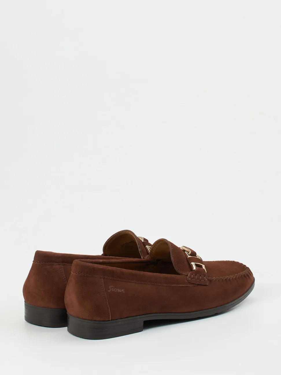 Sioux – Loafer aus Veloursleder in Braun