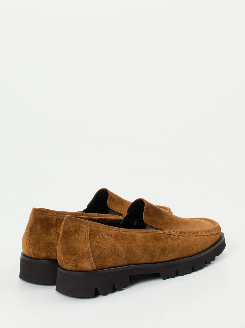 Sioux – Loafer aus Veloursleder Cognacbraun