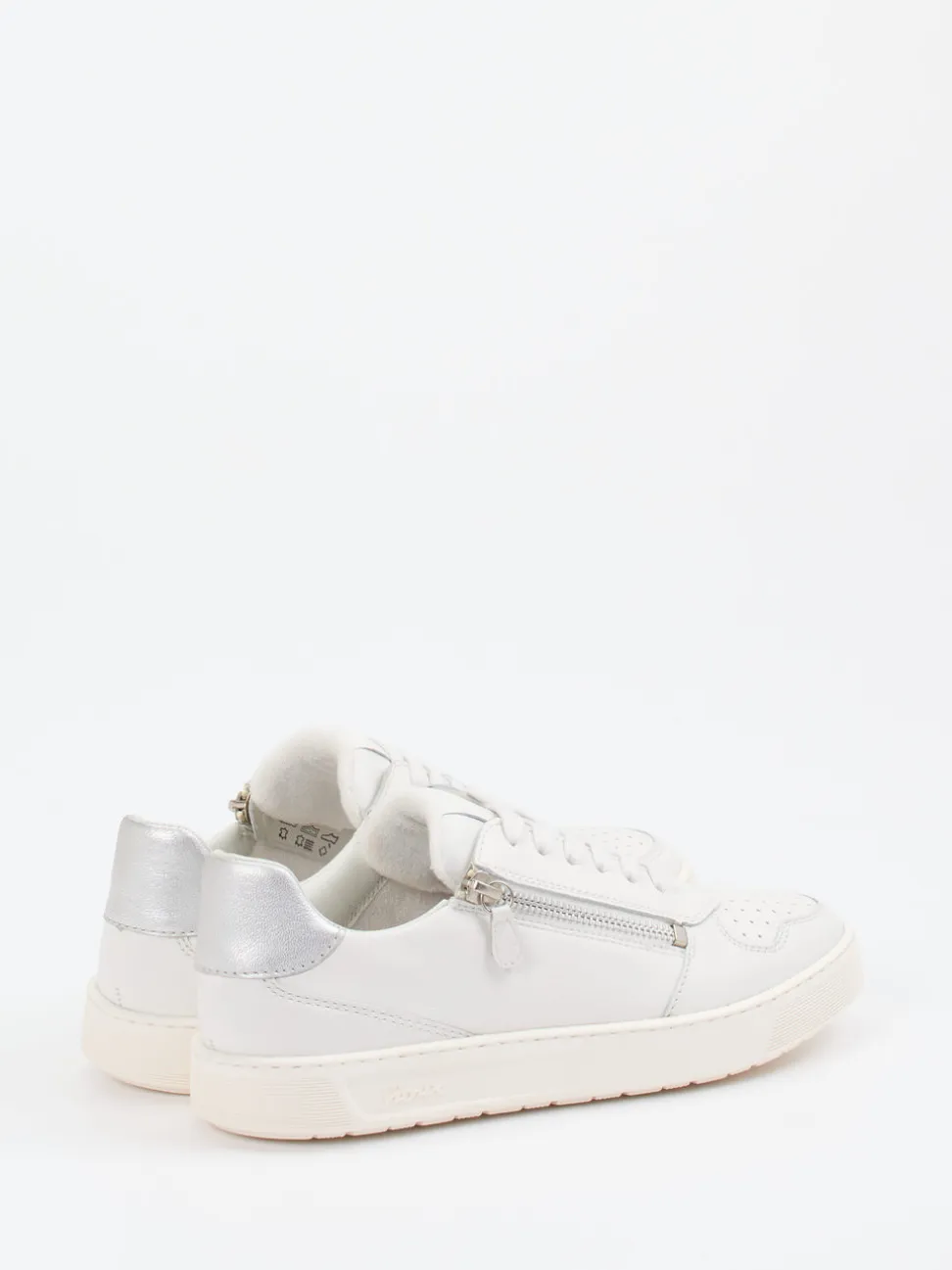 Sioux – Low-Top Sneaker aus Kalbleder Offwhite