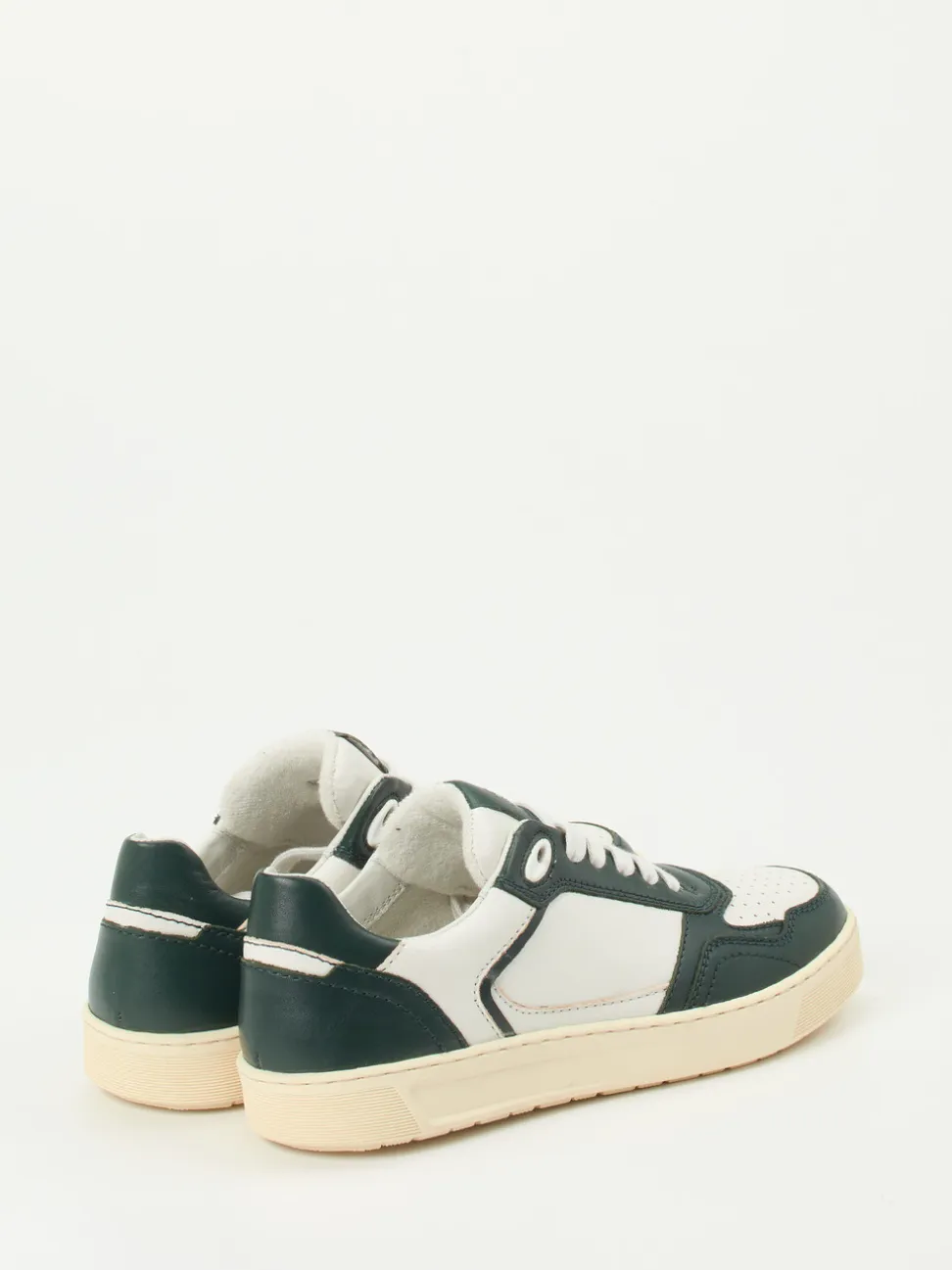 Sioux – Low-Top Sneaker aus Kalbleder weiß
