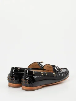 Sioux – Mokassin aus Lackleder Schwarz
