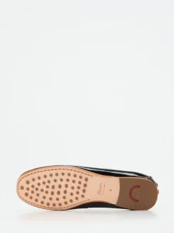 Sioux – Mokassin aus Lackleder Schwarz