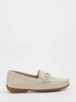 Sioux – Mokassin aus Leder in Cremebeige