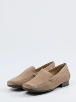 Sioux – Mokassin aus Veloursleder Beige