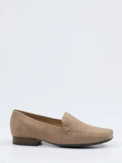 Sioux – Mokassin aus Veloursleder Beige