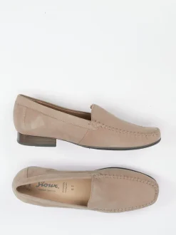 Sioux – Mokassin aus Veloursleder Beige