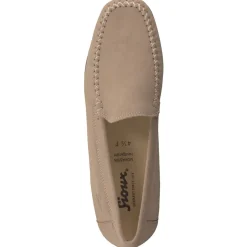 Sioux – Mokassin aus Veloursleder Beige