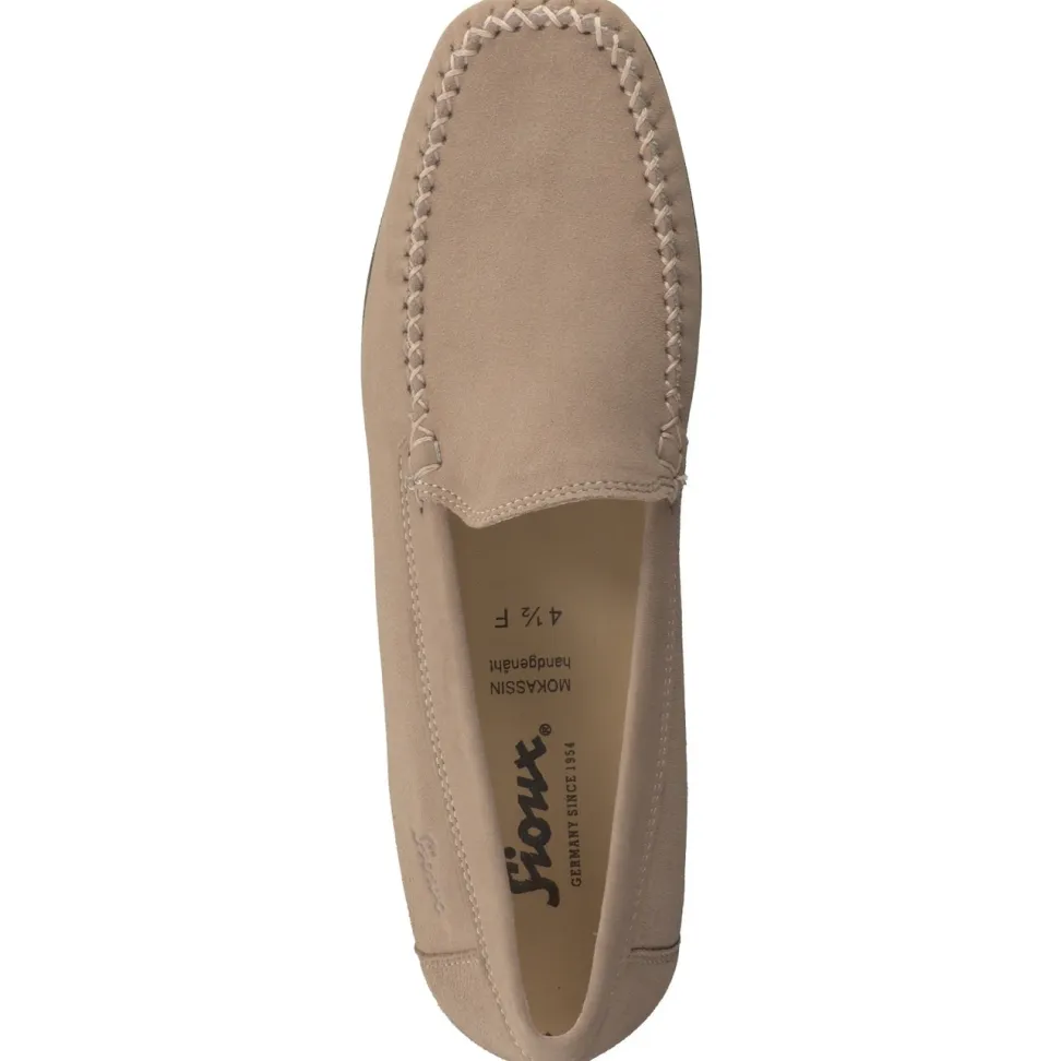 Sioux – Mokassin aus Veloursleder Beige