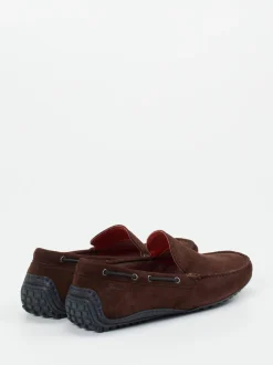 Sioux – Mokassin aus Veloursleder dunkelbraun
