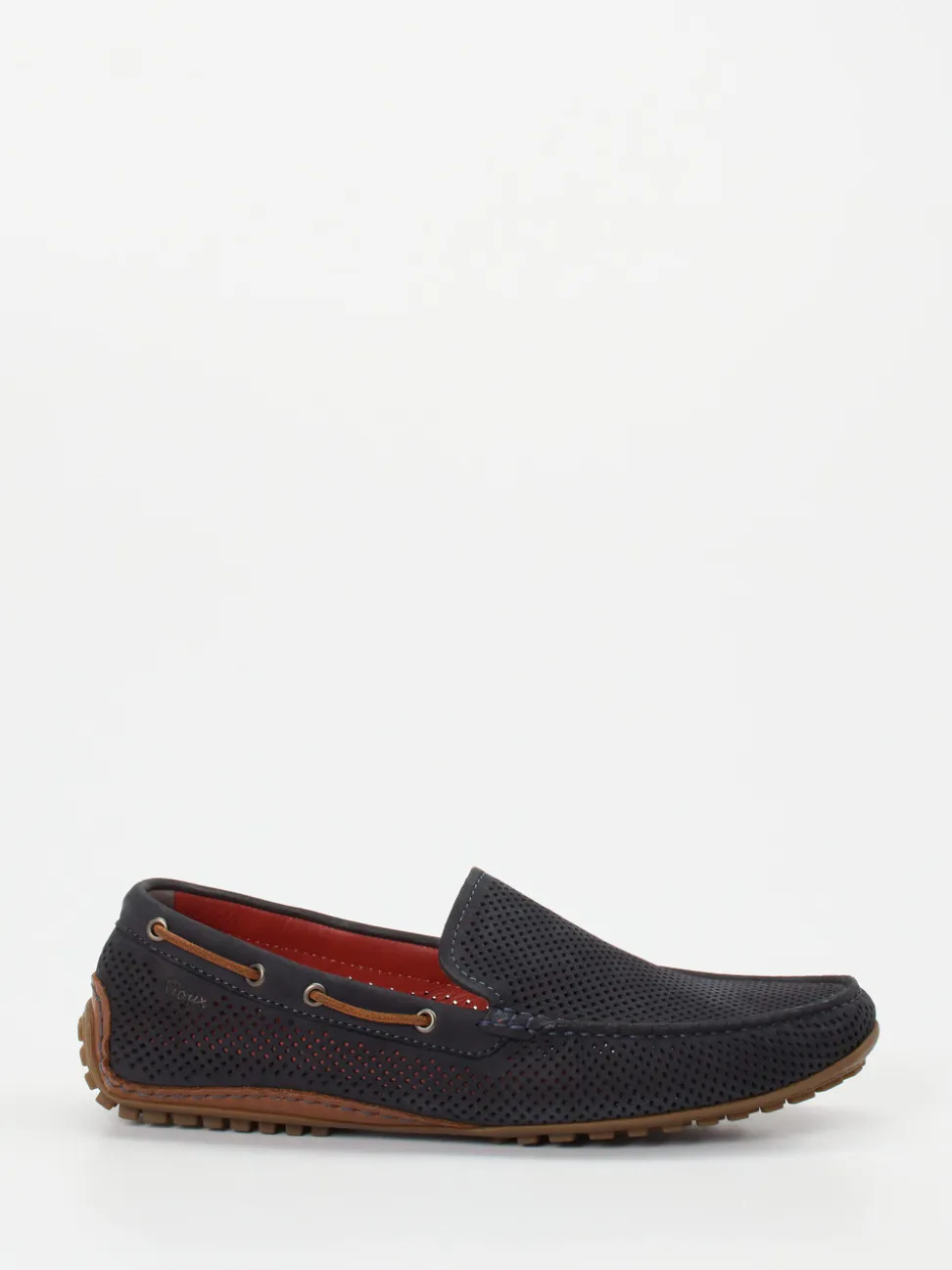 Sioux – Mokassin aus Veloursleder Dunkelblau