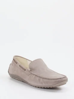 Sioux – Mokassin aus Veloursleder in Taupe