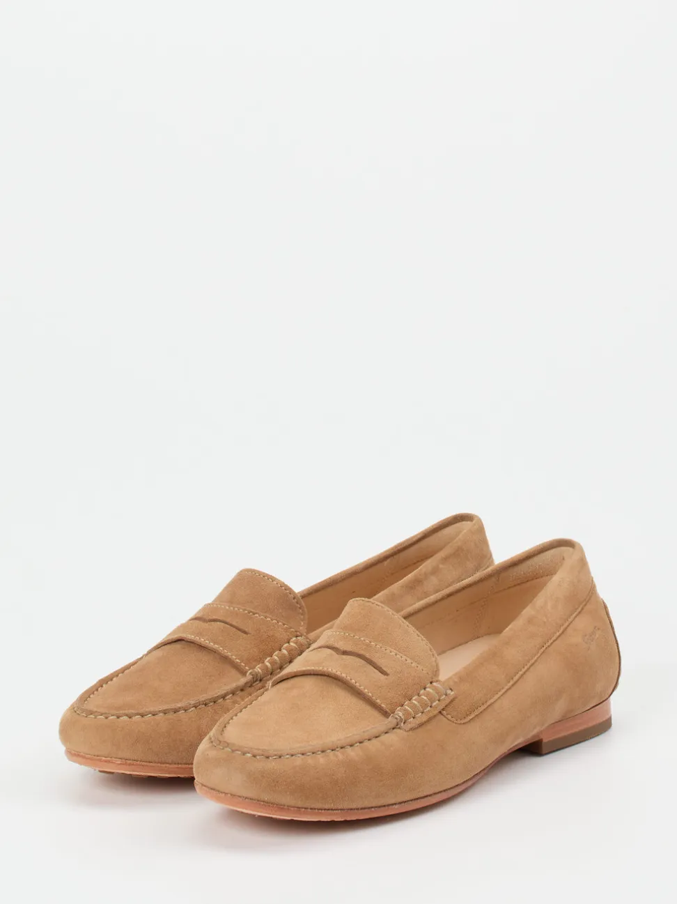 Sioux – Mokassin aus Veloursleder in Beige