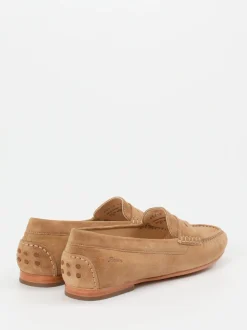 Sioux – Mokassin aus Veloursleder in Beige